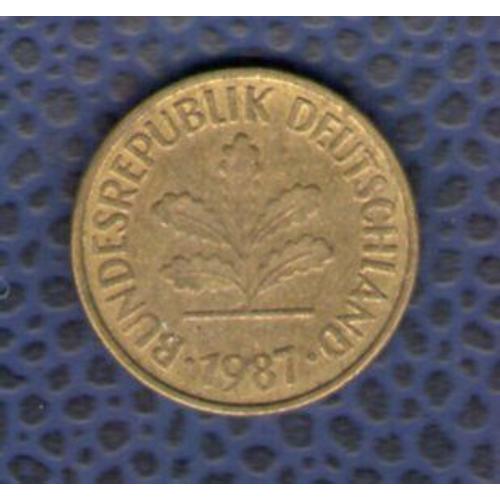 Allemagne 1987 Pièce De Monnaie Coin 5 Pfennig