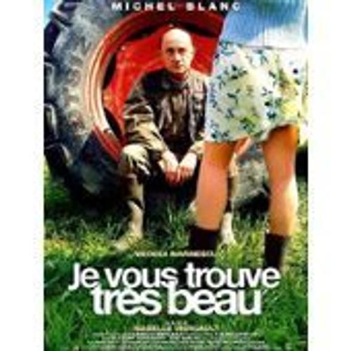 Je Vous Trouve Très Beau - Michel Blanc - Medeea Marinescu - Isabelle Mergault - Affiche De Cinéma Pliée 60x40 Cm