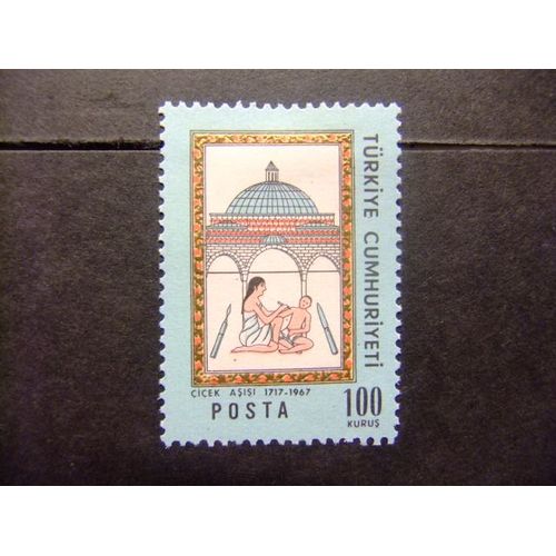 Turquie - Turquia -1967 - 250º Anniversaire Vaccination Contre La Variole - Yvert & Tellier Nº 1813 * Mh