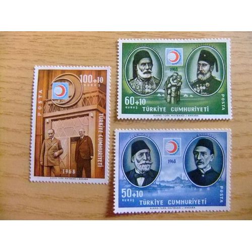 Turquie - Turquia - 1968 - Surtaxe Au Profit Du Croissant-Rouge - Yvert & Tellier Nº 1870/1972 * Mh