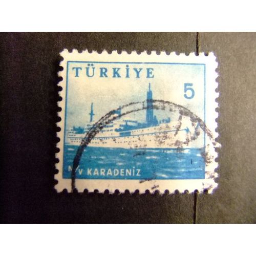 Turquie - Turquia - 1959 - Vapeur " Karadenis " - Yvert & Tellier Nº 1431 º Fu