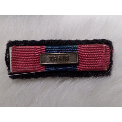 Barette De Rappel Dixmut - Médaille Défense Nationale Bronze Avec Agraphe Train - 1989