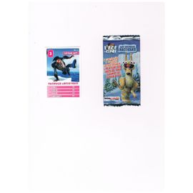 Lot De 8 Cartes L Age De Glace Les Courses Arctiques Intermarche Rakuten