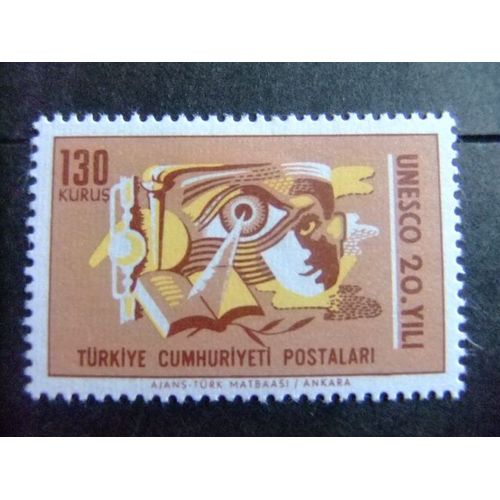 Turquie - Turquia -1966 - Unesco - Yvert & Tellier Nº 1806 * Mh