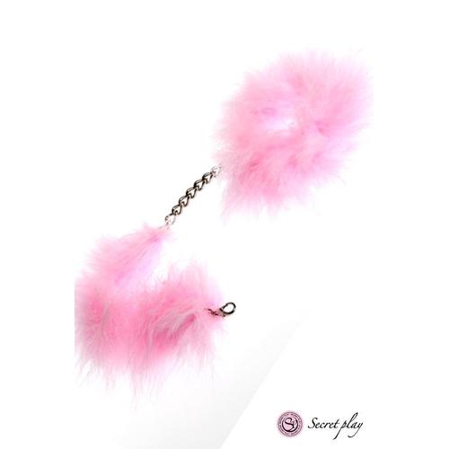 Menottes Plumes Marabout - Secret Play - Couleur - Rose