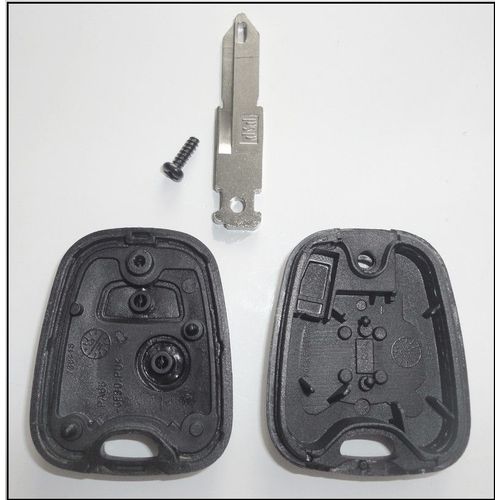 Coque Clé 2 Boutons Télécommande Plip Peugeot 106, 206, 306.... 
