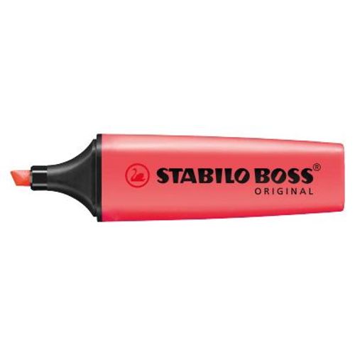 Stabilo Lot De 12 Surligneurs "Boss Original" Rouge