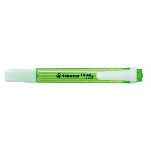 Stabilo Lot De 12 Surligneurs Swing Cool Pointe Biseautée Vert