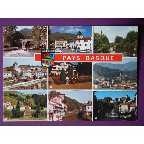Pays Basque - 9 Vues : Ascain, Sare, St Pée Sur Nivelle, Espelette, Cambo, Hasparren, Bidarray, St Jean Pied De Port, Saint Palais