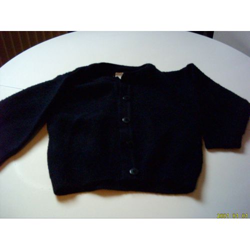 Gilet Enfant 2ans, En Bleu Marine.