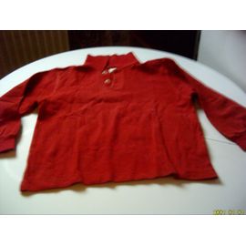 Polo Enfant 8 Ans, En Rouge , Avec Manches Longues. Marque: In Extenso
