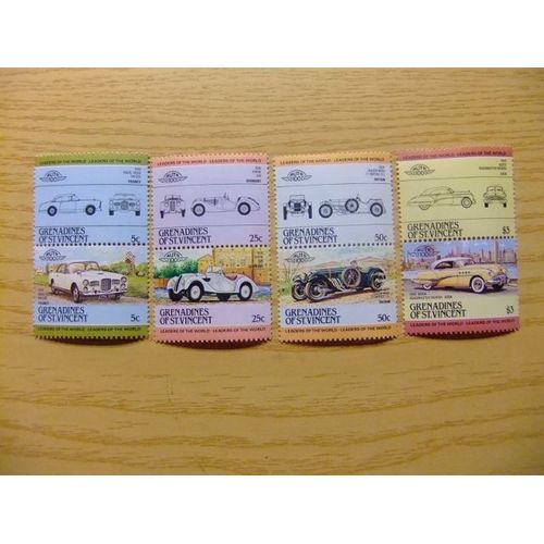 Grenadines Of St. Vincent 1984 - Yvert &tellier Nº 355/362 ** Mnh - Automoviles - Auto - Voitures Anciennes