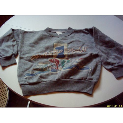 Sweat Enfant, 6 Ans, En Gris. Sans Marque