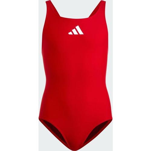 Maillot De Bain Uni À Petit Logo