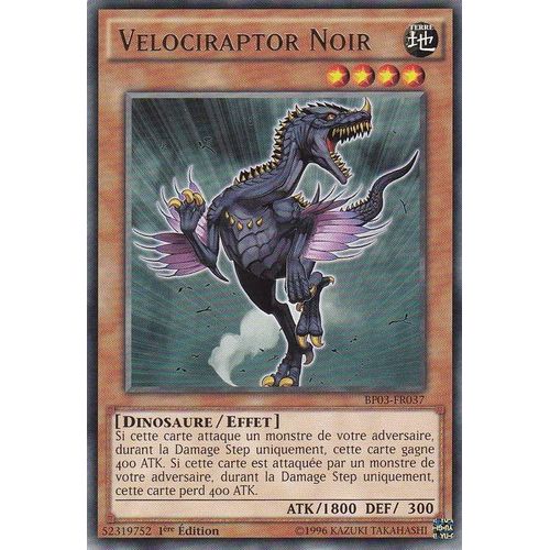 Yu-Gi-Oh! - Vélociraptor Noir - Bp03-Fr037 - Rare - Fr