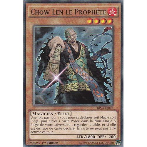 Yu-Gi-Oh - "Chow Len Le Prophète" Bp03-Fr093 - Rare