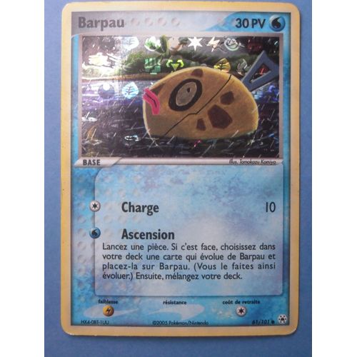 Barpau 61-101 Holo Ex Legendes Oubliees 30 Pv