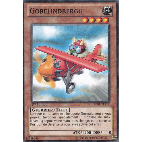 Carte Yu-Gi-Oh - Gobelindbergh - Bp01-Fr219 - Starfoil - L'aube Épique - 1ère Edition -