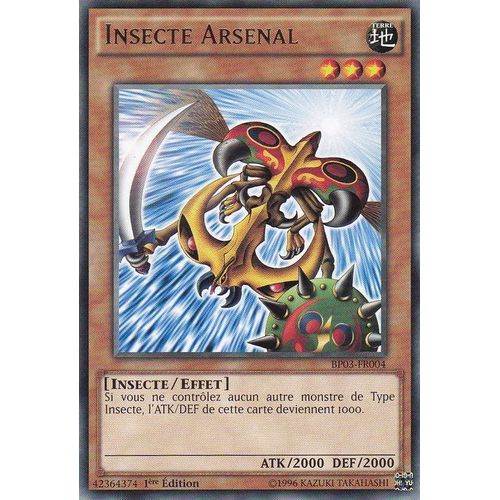 Yu-Gi-Oh - "Insecte Arsenal" Bp03-Fr004 - Rare -