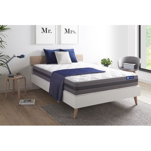 Actisom Matelas Latex Et Memoire De Forme 140x200 Cm Maxi Epaisseur 5zones De Confort