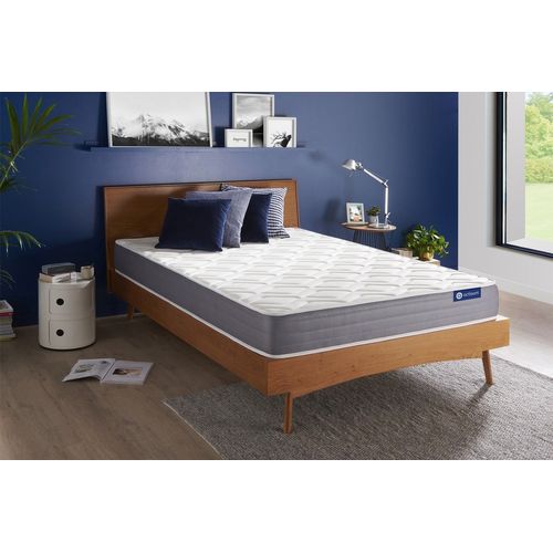Actisom Matelas Ressorts Ensaches Et Memoire De Forme 140x200 Cm 5zones De Confort