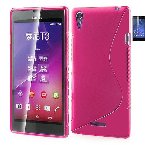 Coque Tpu Type S Pour Sony Xperia T3 - Rose