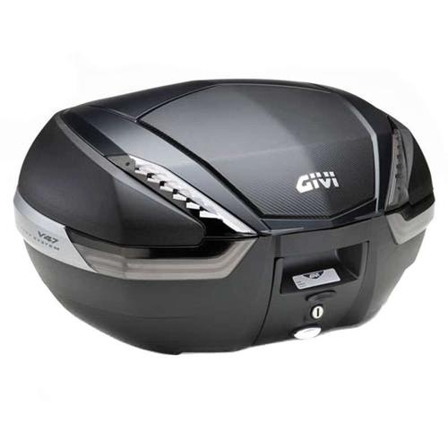 Top Case Moto Givi Monokey V47 Tech Capot Carbone   Neuf