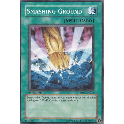 Carte Yu-Gi-Oh - Smashing Ground ( Destruction Terrestre ) - 5ds1-En024 - Version Anglaise -