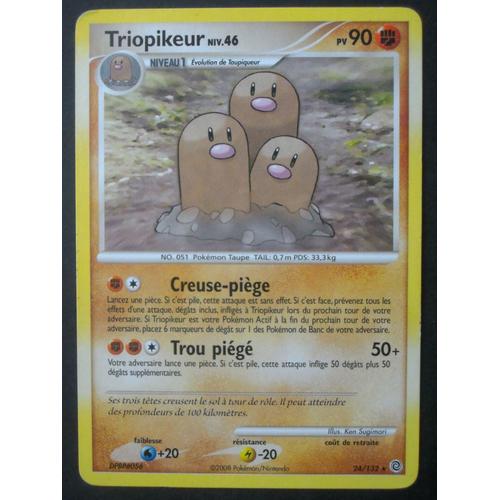 Triopikeur - Pokemon - Merveilles Secrètes 24 - R