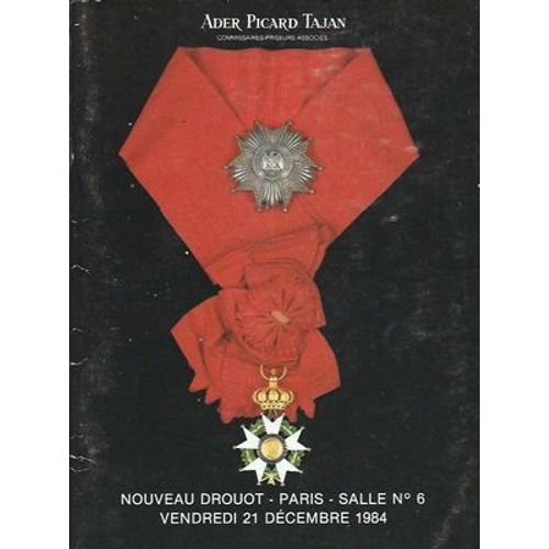 Catalogue Drouot - 21 Décembre 1984 - Aquarelles Dessins Tableaux Miniatures Cuivrerie Militaire 