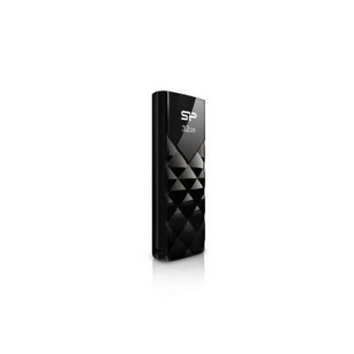 Clé USB2 8GO ULTIMA - U3 NOIRE RETRACTABLE SILICON POWER SP008GBUF2U03V1K