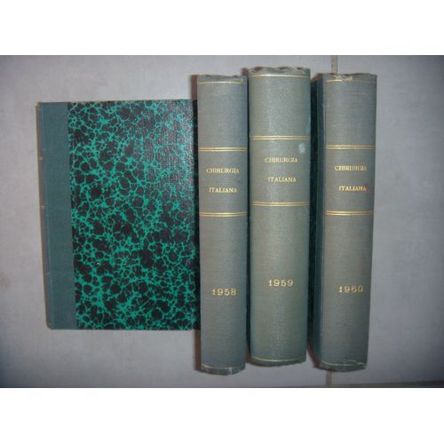 Italie: Médecine, Chirurgie: Chirurgia Italiana, 4 Vol: 1957-1960, Be