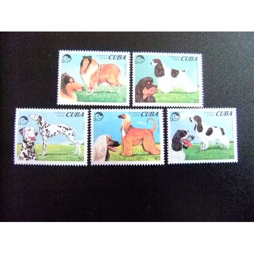 Cuba 1994 - Fauna - Animales Mamiferos - Perros De Raza - Yvert & Tellier N º 3391 - 3395