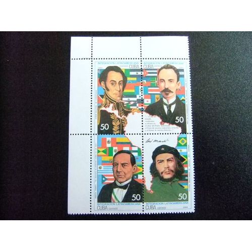 Cuba 1993 Personajes Celebres Yvert N º 3325 - 3328 ** Mnh