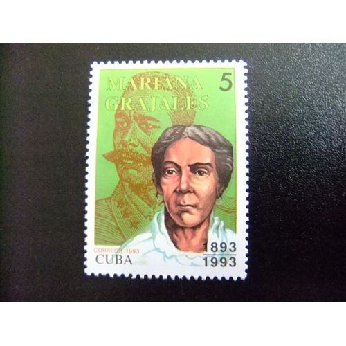 Cuba 1993 Centenario De La Muerte De La Patriota Mariana Grajales -  Yvert N º 3344 ** Mnh