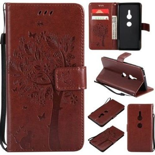Etui En Cuir Aimant Pour Sony Xperia Xz2