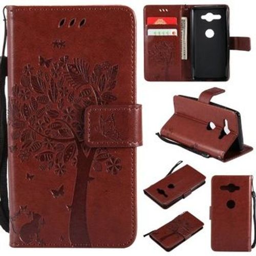 Etui En Cuir Pour Sony Xperia Xz2 Compact