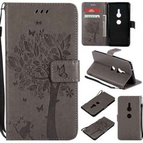 Etui En Cuir Aimant Pour Sony Xperia Xz2