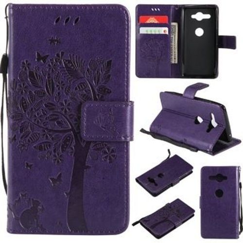 Etui En Cuir Pour Sony Xperia Xz2 Compact
