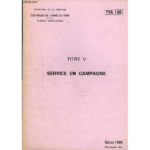 Service En Campagne - Tta 150.