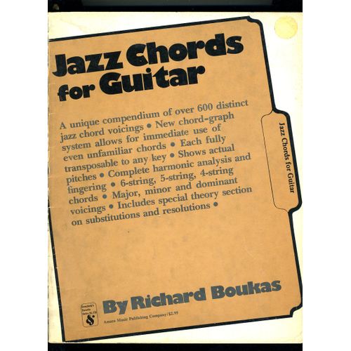 Richard Boukas Jazz Chords For Guitar