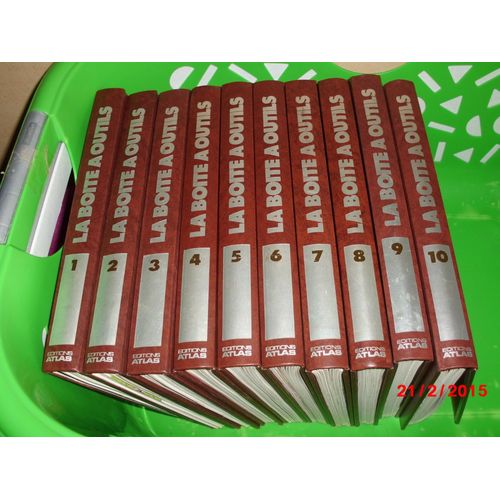 La Boite À Outils, Lot Livres, Editions Atlas, Collection Complete, 10 Volumes