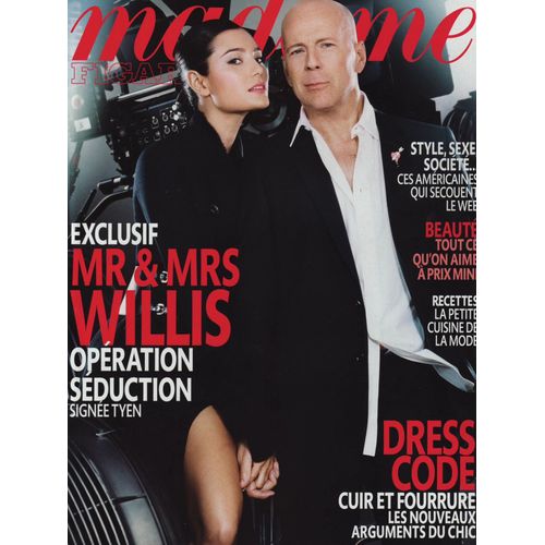 Madame Figaro / 02-10-2010 N°20581 : Bruce / Emma Willis (10p) - V.V. Brown (3p)