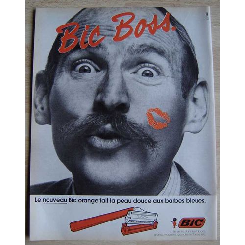 Publicité Papier - Rasoir Bic De 1981