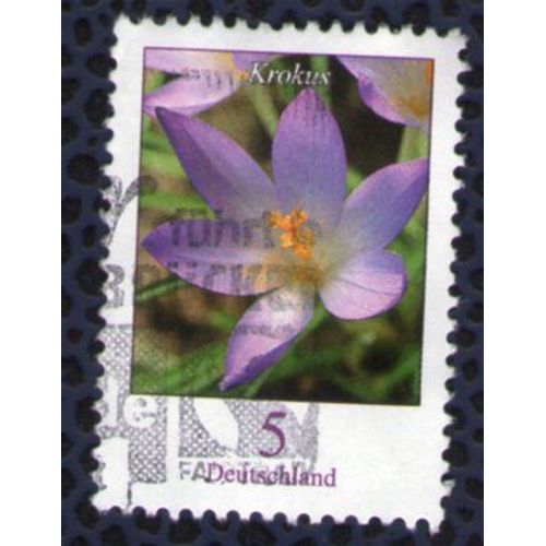 Allemagne 2005 Oblitération Thématique Used Stamp Fleur Krokus 5