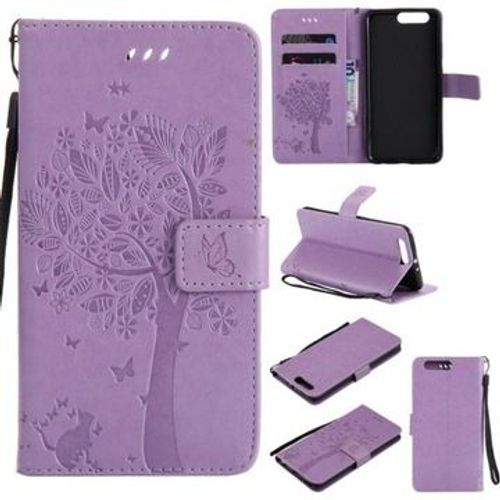 Etui En Cuir Aimant Pour Huawei P10 Plus