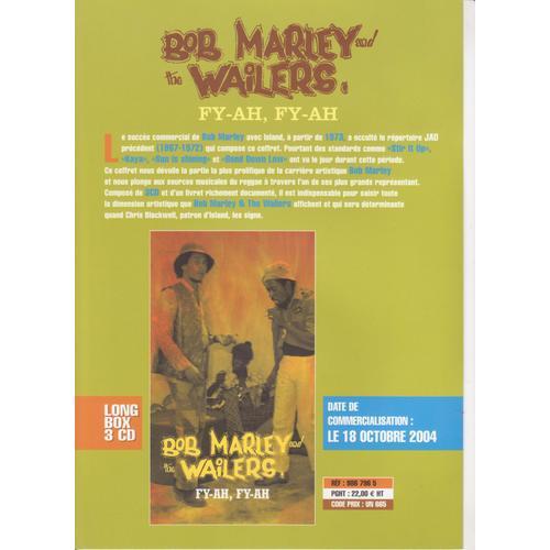 BOB MARLEY Argumentaire Presse & Radios octobre 2004 