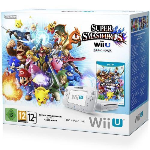 Nintendo Wii U - Basic Pack - Console De Jeux - Full Hd, 1080i, Hd, 480p, 480i - Blanc - Super Smash Bros.