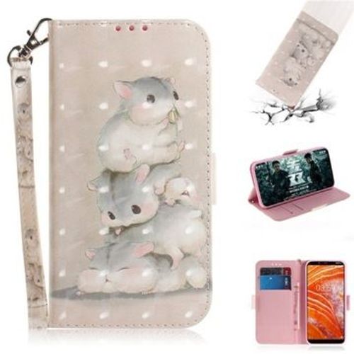 Coque En Cuir Aimant Pour Nokia 3.1 Plus