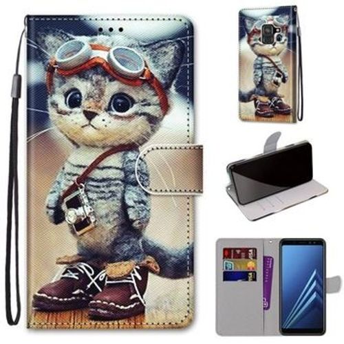 Etui En Cuir Pour Samsung Galaxy A8 2018